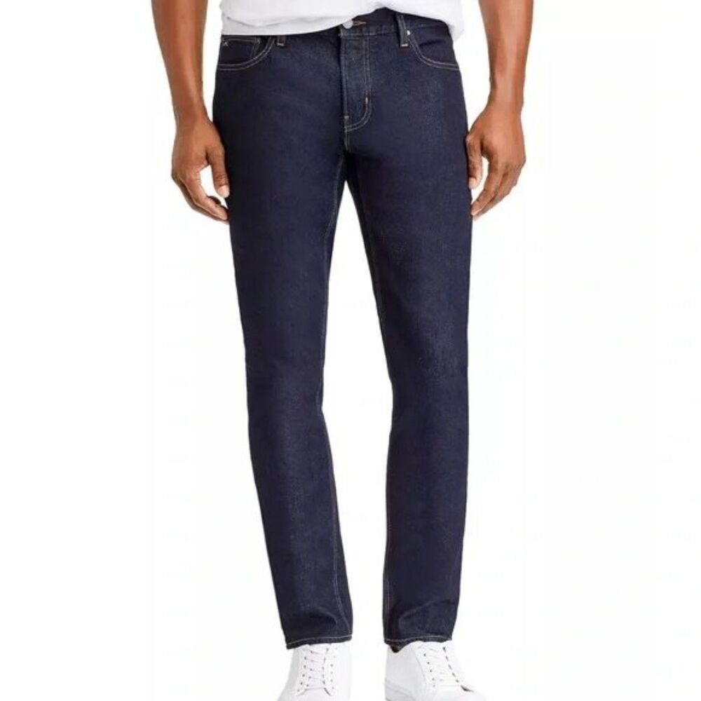 Michael Kors Men's Parker Slim Fit Jeans In Rinse Size 28/30 Denim Streetwear